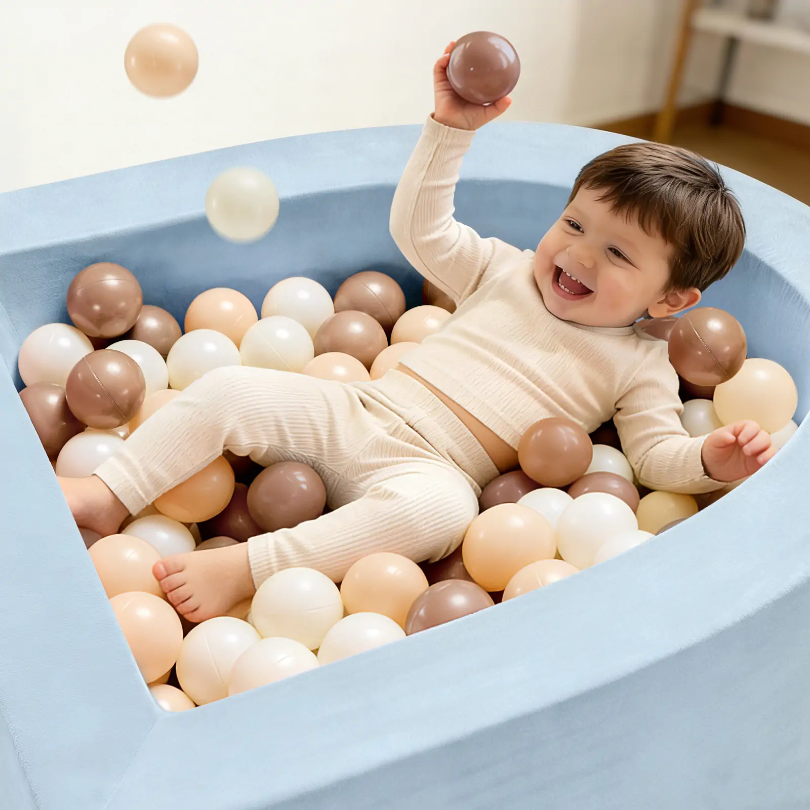 Child playing safely