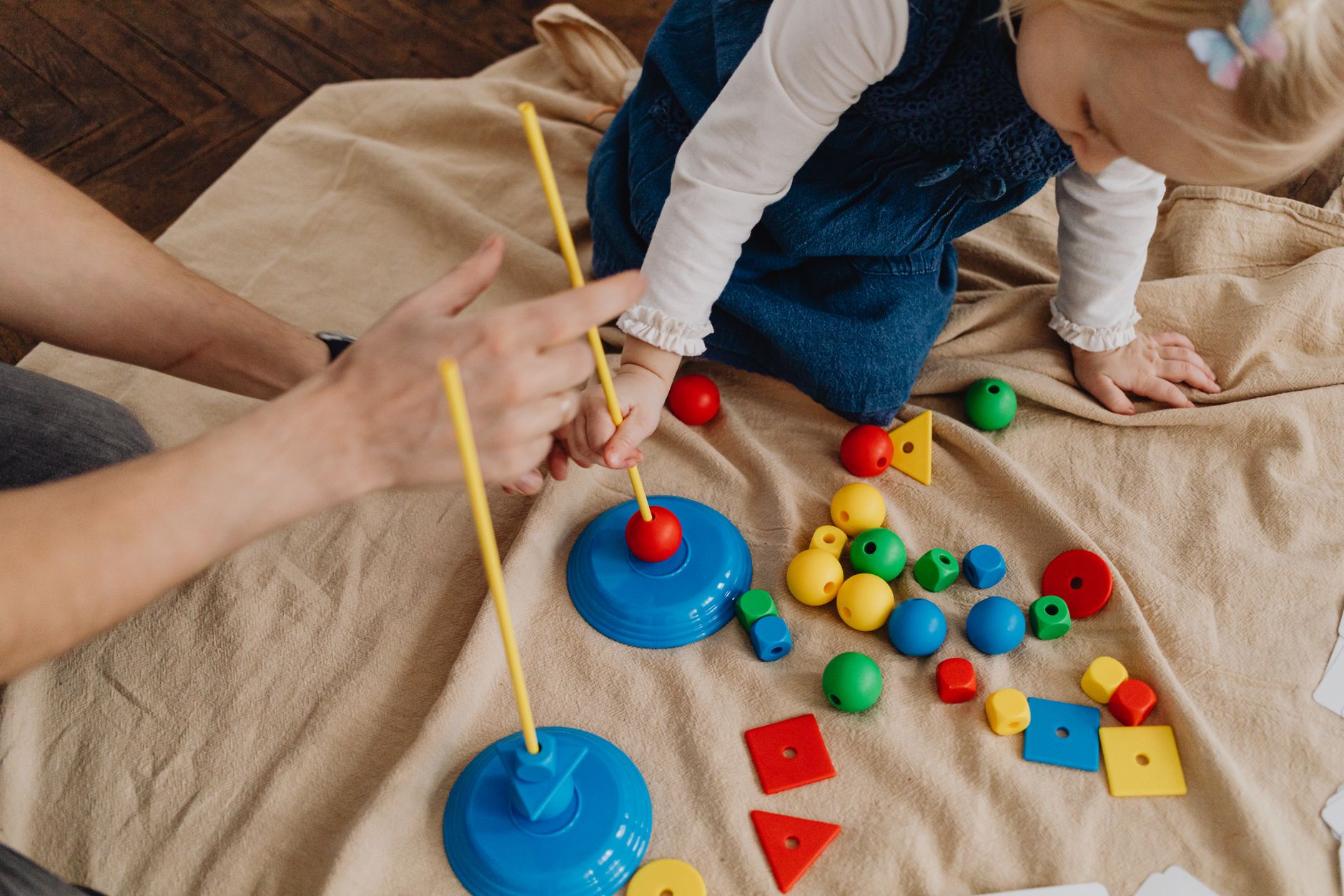 Child with toy